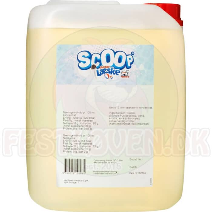 Scoop Kæmpe Læske saft 5 liter
