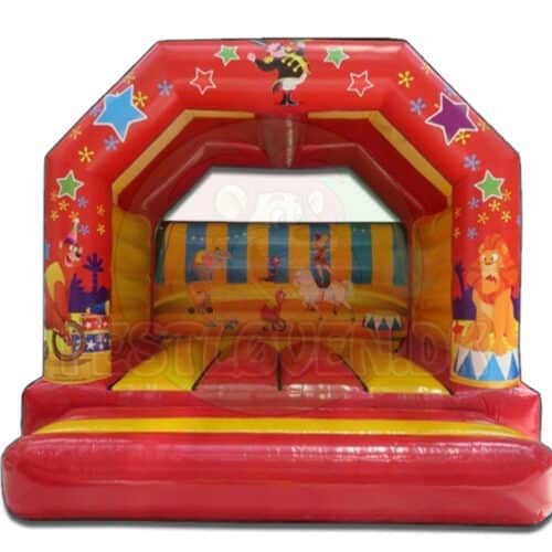 Hoppeborg "Cirkus" 5 x 6 meter - Overdækket