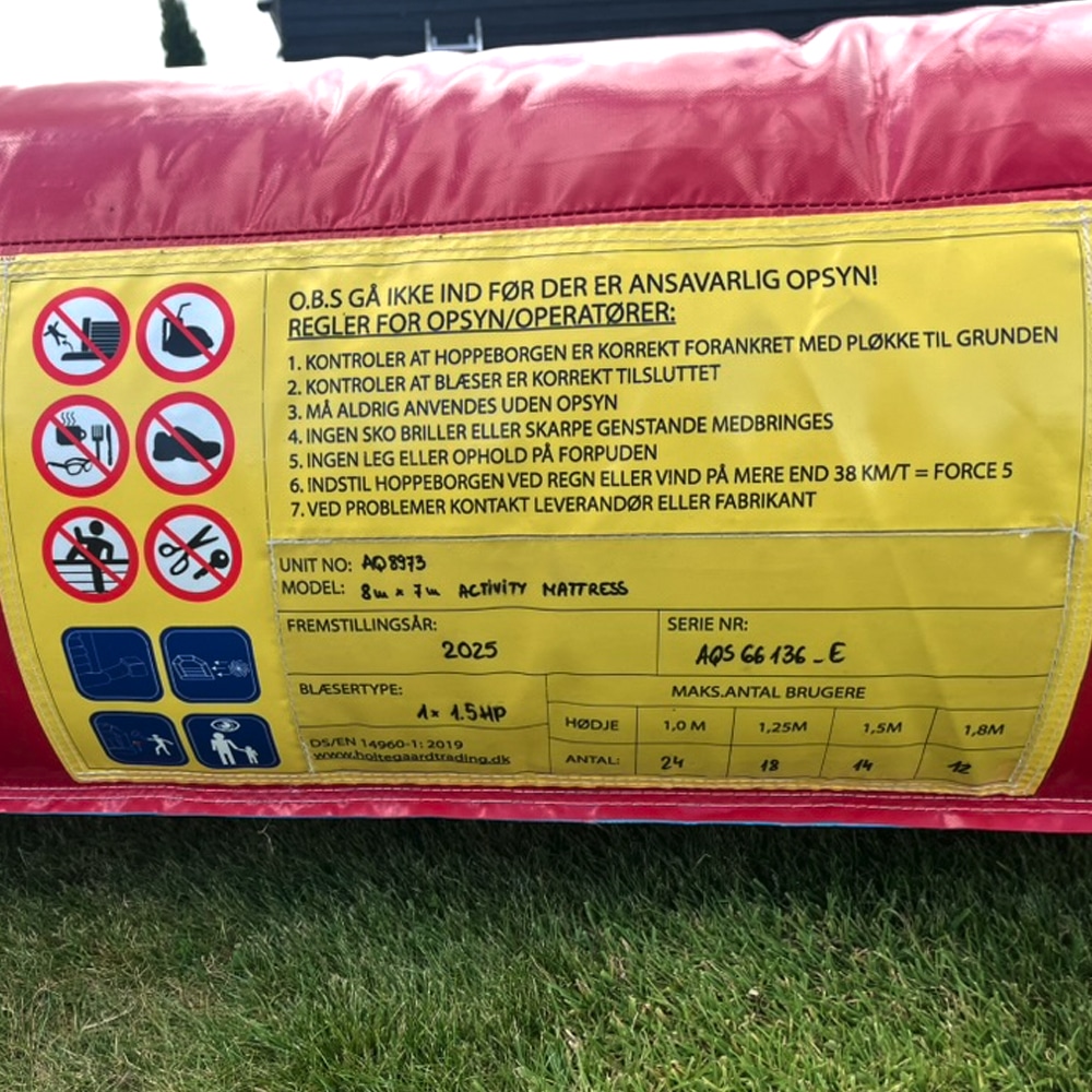 Kæmpe Hoppepude 56 m2 (8x7 m - Image 6