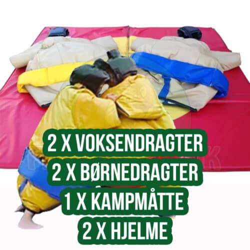 Lej både vokse og børne sumodragter hos festløven i Hjørring
