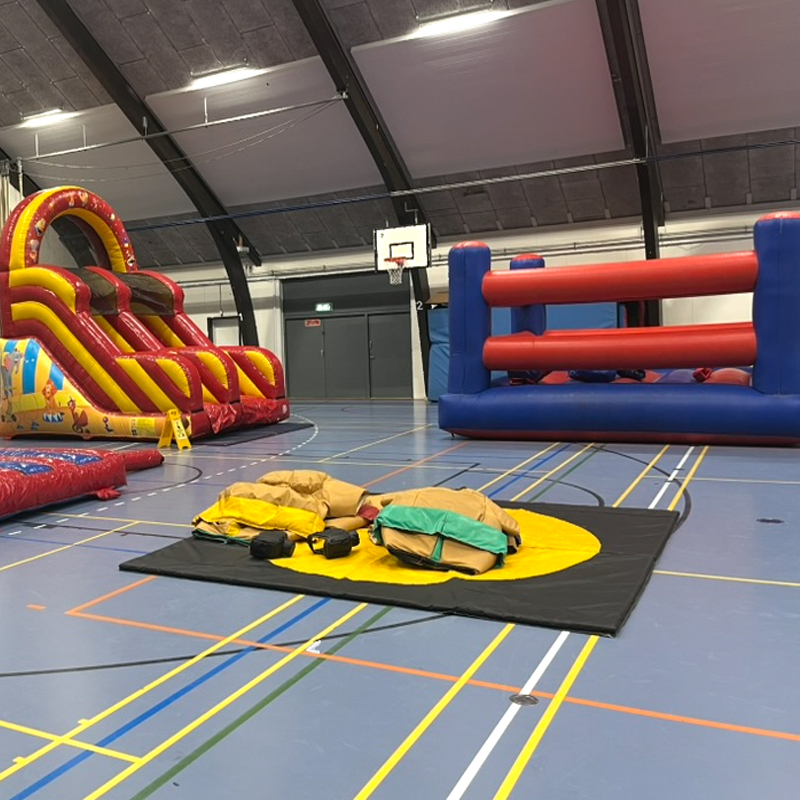 hoppeland13 legeland med hoppeborg . lej det hos festløven i Hjørring