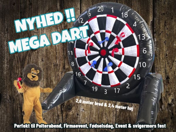 Lav oppustelig dart skive billigt i nordjylland