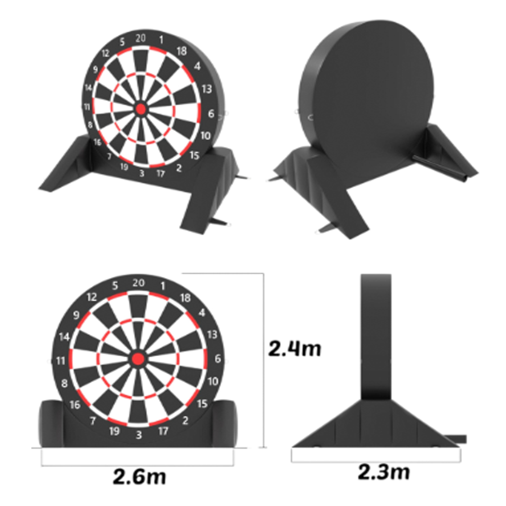 Lej kæmpe dartskive oppustelig hos festløven i Aalborg og hjørring